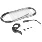 TIGE DE SELLE VTT TELESCOPIQUE SWITCH SWR-160 REGLABLE NOIR DIAM. 34.9 L451mm (REGLAGE PAR CABLE INTERNE DEBATTEMENT 160/135mm) FIXATION CINTRE - CARTOUCHE AIR AVEC PRESSION REGLABLE 8013271366609
