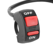 COMMODO/COMMUTATEUR MOTO OFF ROAD UNIVERSEL ON/OFF GAUCHE/DROITE (POUR GUIDON DIAM 22 mm) -P2R- 3667385000628
