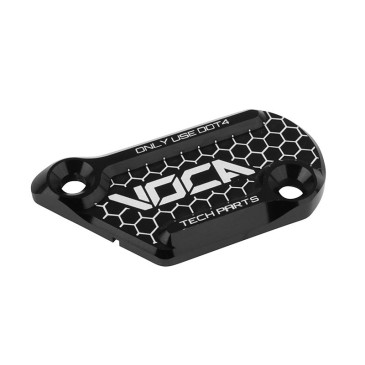 COUVERCLE DE MAITRE CYLINDRE DE FREIN 50 A BOITE VOCA POUR BETA 50/125 RR NOIR ALUMINIUM CNC -AJP- 3667385006903
