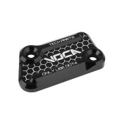 COUVERCLE DE MAITRE CYLINDRE DE FREIN 50 A BOITE VOCA POUR RIEJU 50 RR, MRX, SMX, MRT NOIR ALUMINIUM CNC -AJP- 3667385006996