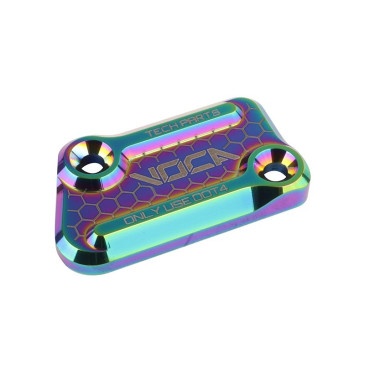 COUVERCLE DE MAITRE CYLINDRE DE FREIN 50 A BOITE VOCA POUR RIEJU 50 RR, MRX, SMX, MRT NEO-CHROME ALUMINIUM CNC -AJP- 3667385007009
