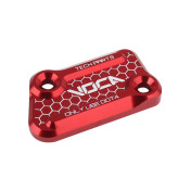COUVERCLE DE MAITRE CYLINDRE DE FREIN 50 A BOITE VOCA POUR RIEJU 50 RR, MRX, SMX, MRT ROUGE ALUMINIUM CNC -AJP- 3667385007016