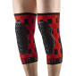 PROTECTION GENOUILLERES VTT SERYT CHECKER ANTIBACTERIEN, ANTIDERAPANTE, SANS COUTURE DAMIER ROUGE/NOIR S (VENDU A LA PAIRE) 300 g -CE EN 1621.1 NIVEAU 1- 8054045280271