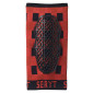 PROTECTION GENOUILLERES VTT SERYT CHECKER ANTIBACTERIEN, ANTIDERAPANTE, SANS COUTURE DAMIER ROUGE/NOIR L/XL (VENDU A LA PAIRE) 300 g -CE EN 1621.1 NIVEAU 1- 8054045280295