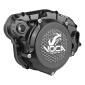 CARTER EMBRAYAGE 50 A BOITE VOCA RACING POUR MINARELLI 50 AM6 / RIEJU 50 MRT / BETA 50 RR / SHERCO 50 ALU CNC NOIR/ROUGE 3700948308134