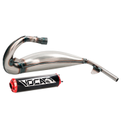 POT 50 A BOITE VOCA CROSS BESTIA POUR BETA 50 RR 2021> (PASSAGE HAUT - SILENCIEUX ALU NOIR EMBOUT ANODISE ROUGE) 3700948306772