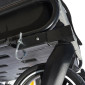 REMORQUE VELO UTILITAIRE FOND RIGIDE (DIMENSIONS L 134 x L 57.5 x H 95 cm) AVEC ROUES 20" x 2.4 FIXATION AXE DE ROUE - POUR TRANSPORT ANIMAUX - REMORQUE LIVREE AVEC BACHE 3700948300695