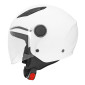 CASQUE ENFANT JET MPH PLAY SIMPLE ECRAN UNI BLANC BRILLANT YM (51 à 52 cm) (ECE 22.06)