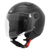 CASQUE JET ENFANT MPH PLAY SIMPLE ECRAN UNI NOIR MAT YS (47 à 48 cm) (ECE 22.06)