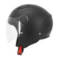 CASQUE ENFANT JET MPH PLAY SIMPLE ECRAN UNI NOIR MAT YS (49 à 50 cm) (ECE 22.06)