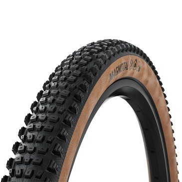 PNEU VTT 29 X 2.40 CONTINENTAL MAGNOTAL TRAIL GRIP NOIR FLANC MARRON TUBELESS READY TS (60-622) TERRAIN MEUBLE ET MIXTE COMPATIBLE VAE 4019238402087