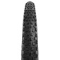 PNEU VTT 2 7.5 X 2.20 CONTINENTAL TRINOTAL TRAIL GRIP NOIR FLANC MARRON TUBELESS READY TS (60-622) TERRAIN MEUBLE ET MIXTE COMPATIBLE VAE 4019238402643
