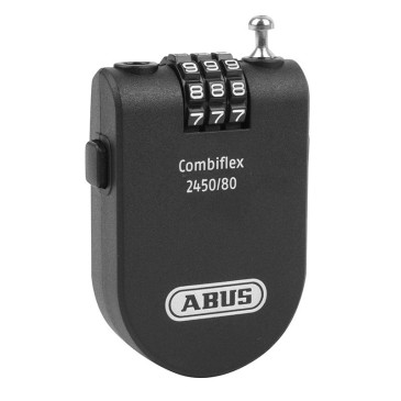 ANTIVOL VELO CABLE A COMBINAISON ABUS COMBIFLEX 2450 NOIR L800 mm DIAM 1.8 mm (OFFRE LIMITEE) 4003318643897