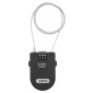 ANTIVOL VELO CABLE A COMBINAISON ABUS COMBIFLEX 2450 NOIR L800 mm DIAM 1.8 mm (OFFRE LIMITEE) 4003318643897