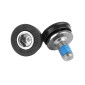 PEDALIER ROUTE 9/10V. NOIR COMPACT 170mm 34-50 -SELECTION P2R- (BOITIER 110 mm)