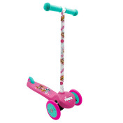 TROTTINETTE ENFANT DISNEY 3 ROUES PAW PATROL ROSE PLIABLE ET REGLABLE AVEC FREIN ROUE ARRIERE (PAT PATROUILLE) 5905427340720