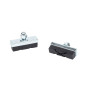 PORTE PATIN FREIN CITY CALIPER SYMETRIC ELVEDES 40mm NOIR (1 PAIRE SUR CARTE) 8716706013825