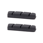 PATIN DE FREIN ROUTE ELVEDES POUR CAMPAGNOLO SUR JANTE ALUMINIUM 55 mm NOIR (1 PAIRE) 8716706008692