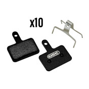 PLAQUETTE DE FREIN VTT SHIMANO DEORE M525/M515/M475/C501/C601/T615/T675, ACERA M3050, ALIVIO M395/M446/4050, ALTUS M315/M365/M375, MT200/400/410/500/UR-300 (ELVEDES SOFT ORGANIC) (BOITE 10 PAIRES) 8716706014877