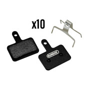 PLAQUETTE DE FREIN VTT SHIMANO DEORE M525/M515/M475/C501/C601/T615/T675, ACERA M3050, ALIVIO M395/M446/4050, ALTUS M315/M365/M375,MT200/400/410/500/UR-300 (ELVEDES MEDIUM ORGANIC) (BOITE DE 10 PAIRES) 8716706023060