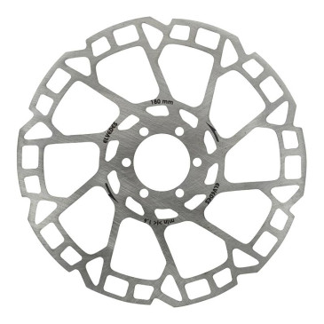 DISQUE DE FREIN VTT 6 TROUS ELVEDES 180 mm ARGENT -EPAISSEUR 1.8 mm- 8716706026825