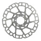DISQUE DE FREIN ROUTE / VTT 6 TROUS ELVEDES 160 mm ARGENT -EPAISSEUR 2 mm- 8716706026856