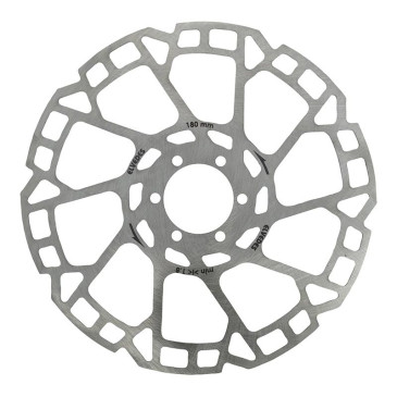 DISQUE DE FREIN VTT 6 TROUS ELVEDES 180 mm ARGENT -EPAISSEUR 2 mm- 8716706026863