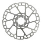 DISQUE DE FREIN VTT 6 TROUS ELVEDES 180 mm ARGENT -EPAISSEUR 2 mm- 8716706026863