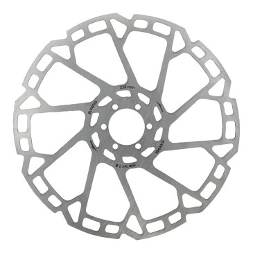 DISQUE DE FREIN VTT 6 TROUS ELVEDES 220 mm ARGENT -EPAISSEUR 2 mm- 8716706026887