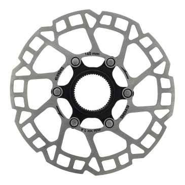 DISQUE DE FREIN ROUTE / VTT CENTERLOCK ELVEDES 160 mm ARGENT -EPAISSEUR 1.8 mm- 8716706026931
