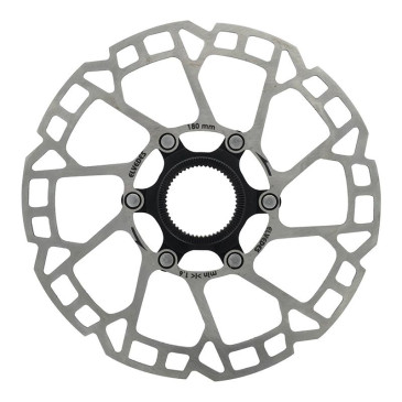 DISQUE DE FREIN VTT CENTERLOCK ELVEDES 180 mm ARGENT -EPAISSEUR 1.8 mm- 8716706026948