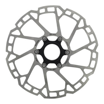 DISQUE DE FREIN VTT CENTERLOCK ELVEDES 203 mm ARGENT -EPAISSEUR 2 mm- 8716706026993