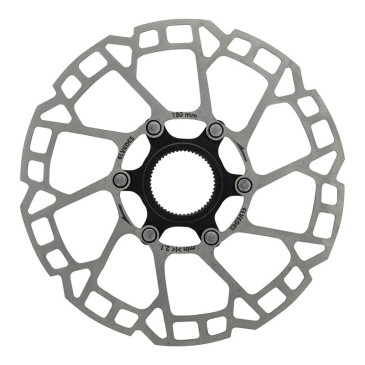 DISQUE DE FREIN VTT CENTERLOCK ELVEDES 180 mm ARGENT -EPAISSEUR 2.3 mm- 8716706027020