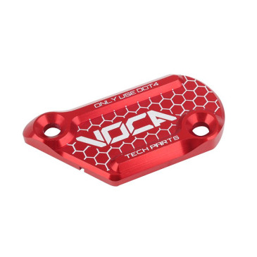 COUVERCLE DE MAITRE CYLINDRE DE FREIN 50 A BOITE VOCA POUR BETA 50/125 RR ROUGE ALUMINIUM CNC -AJP-