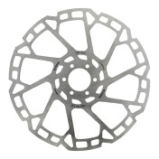 DISQUE DE FREIN VTT 6 TROUS ELVEDES 203 mm ARGENT -EPAISSEUR 2 mm- 8716706026870