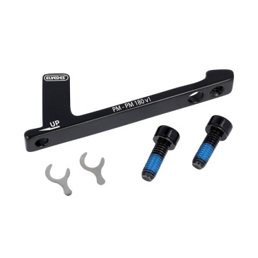 ADAPTATEUR / REHAUSSE FREIN A DISQUE VTT POST-MOUNT AVANT / ARRIERE ELVEDES SUR FOURCHE / CADRE ETRIER 160 mm POUR DISQUE 180 mm 8716706015454