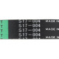 COURROIE MAXISCOOTER ADAPTABLE PEUGEOT 100 ELYSEO 1998>1999, 100 SPEEDFIGHT 1997>2000, 100 TREKKER 1998>2000, 100 SV (R.O. 735947) (799 x 18,5 x 9,5 x 30°) -BANDO S17-004- 8435485200867