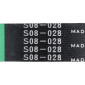 BELT FOR MAXISCOOTER PEUGEOT 125 BELVILLE 2017> / SYM 125 SYMPHONY ST 2017> (874 x 20,6 x 9,5 x 28°) -BANDO- 8435485203844
