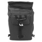 SACOCHE ARRIERE LATERALE SAC A DOS VELO NEWTON A LED ROUGE 22L NOIR POCHETTE ZIP INTERIEURE AMOVIBLE (VENDU A L'UNITE) - FIXATION CROCHETS SUR PORTE BAGAGE (INCLUS CABLE USB-C) 3700948311554