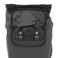 SACOCHE ARRIERE LATERALE SAC A DOS VELO NEWTON A LED ROUGE 22L NOIR POCHETTE ZIP INTERIEURE AMOVIBLE (VENDU A L'UNITE) - FIXATION CROCHETS SUR PORTE BAGAGE (INCLUS CABLE USB-C) 3700948311554