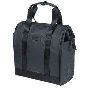 SACOCHE ARRIERE VELO LATERALE BASIL GRAND TARPAULIN SHOPPER NOIR DROIT/GAUCHE WATERPROOF 23L FIXATION MIK HOOKS (34x19x35cm) 8715019182556
