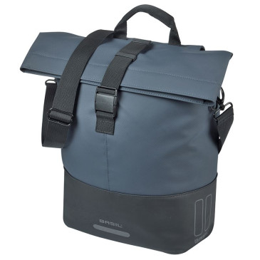 SACOCHE ARRIERE VELO LATERALE SAC BANDOULIERE BASIL COVE SHOPPER BLEU MARINE/NOIR DROIT/GAUCHE 14-16L FIXATION MIK HOOKS PORTE BAGAGE (36x14x29cm) AVEC POIGNEE FERMETURE PLIANTE IMPERMEABLE 8715019184970 SACOCHE ARRIERE VELO LATERALE SAC BANDOULIERE BASIL COVE SHOPPER BLEU MARINE/NOIR DROIT/GAUCHE 14-16L FIXATION MIK HOOKS PORTE BAGAGE (36x14x29cm) AVEC POIGNEE FERMETURE PLIANTE IMPERMEABLE 8715019184970