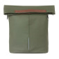 SACOCHE ARRIERE VELO LATERALE SAC BANDOULIERE BASIL CITY SHOPPER VEGAN VERT IMITATION CUIR DROIT/GAUCHE 14-16L FIXATION MIK HOOK PORTE BAGAGE FERMETURE PLIANT ANTI-PLUIE AVEC REFLECHISSANT 8715019184925