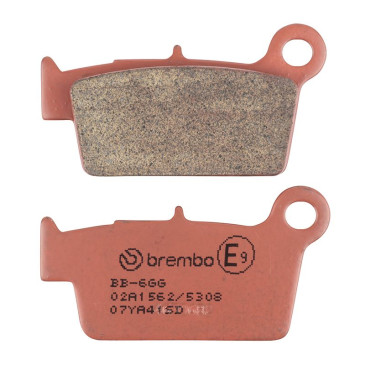 PLAQUETTE DE FREIN BREMBO POUR BETA 390 RR 2015>2019 AR, 430 RR 2015>2019 AR/FANTIC 125 XE 2022> AR, 250 XX 2022> AR/KAWASAKI 250 KX X 2021> AR (OFF ROAD METAL FRITTE) -07YA41SD- 8020584638460