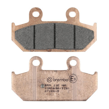 PLAQUETTE DE FREIN BREMBO POUR SUZUKI 400 BURGMAN 2007> AR, 650 BURGMAN 2002>2020 AR (SCOOTER METAL FRITTE) -07058XS-