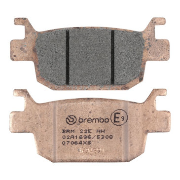 PLAQUETTE DE FREIN BREMBO POUR HONDA 125 FORZA 2015> AR, 350 ADV 2022> AR, 125 SH I 2009>2012 AR, 300 SH I 2007>2019 AR, 350 FORZA 2021>2023 AR (SCOOTER METAL FRITTE) -07064XS- 8020584631515