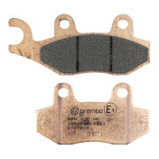 PLAQUETTE DE FREIN BREMBO POUR PEUGEOT 125 DJANGO 2014>2016 AV, 125 GEOPOLIS 2007>2009 AV/AR, 400 GEOPOLIS 2007>2012 AV/AR/SUZUKI 400 BURGMAN 2007>2024 AV (SCOOTER METAL FRITTE) -07076XS-