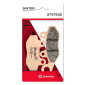 PLAQUETTE DE FREIN BREMBO POUR PEUGEOT 125 DJANGO 2014>2016 AV, 125 GEOPOLIS 2007>2009 AV/AR, 400 GEOPOLIS 2007>2012 AV/AR/SUZUKI 400 BURGMAN 2007>2024 AV (SCOOTER METAL FRITTE) -07076XS-