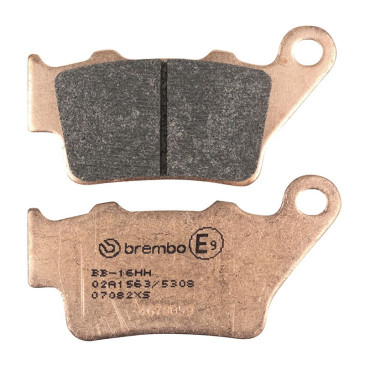 PLAQUETTE DE FREIN BREMBO POUR BMW CE 04 2021> AR, 125 C1 2000>2003 AR, C 400 GT 2019> AR (SCOOTER METAL FRITTE) -07082XS-