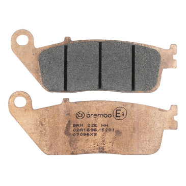 PLAQUETTE DE FREIN BREMBO POUR YAMAHA 125 XMAX 2010>2023 AV, 400 XMAX 2013>2016 AV, 125 X-CITY 2008>2013 AV (SCOOTER METAL FRITTE) -07096XS-